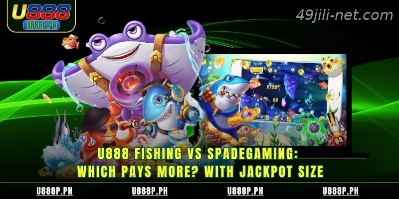 49JILI Fishing vs Spadegaming: Which pays more? with jackpot size